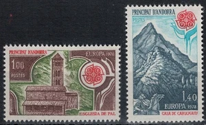 ANDORRA FRANCESE 1978 Europa 2v MNH** - Picture 1 of 1