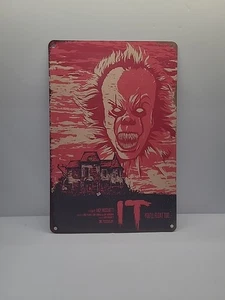 It Killer Clown - Horror Movie Metal Poster 7⅞X11¾ - Picture 1 of 4
