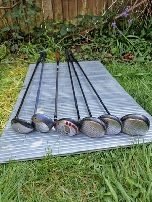 6 × golf clubs job lot Mix drivers Including Callaway.  - Image 1 of 4