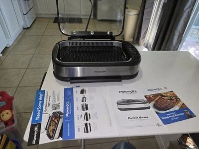 Power Smokeless Indoor Electric Grill Tested Working  - Image 1 of 4