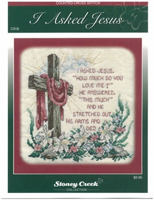 I Asked Jesus LFT131 by Stoney Creek cross stitch pattern - Image 1 of 1