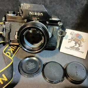 Nikon F Apollo Black Photomic + 50 mm f 1.4 pre ai matr 7391682 originale rara - Foto 1 di 14