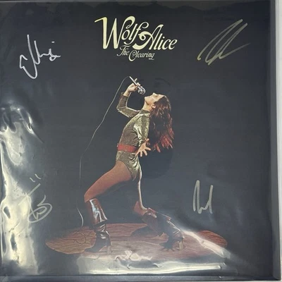 Sealed SIGNED Wolf Alice The Clearing Vinyl LP *Factory Mismatch* Green IN HAND - Image 1 of 3