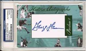2014 HISTORIC AUTOGRAPHS PEERLESS II GEORGE GERVIN AUTOGRAPH 7/35 PSA/DNA - Picture 1 of 2