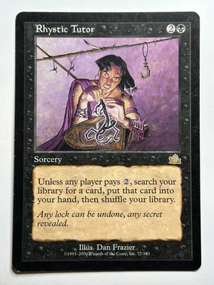Rhystic Tutor R Prophecy 77 LP/NM - Image 1 of 2