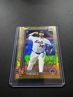 TYLOR MEGILL 2025 Topps Update #US271 GOLD Sandglitter /50 SP New York Mets - Image 1 of 2