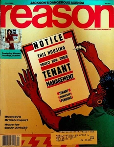 Reason Magazine July 1988 Mark Twain Jesse Jackson Leon Louw Frances Kendall - Picture 1 of 2