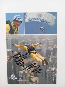 Klaus Renz - Fallschirmspringer - original Autogramm - ca. 15x10cm - Autogrammka - Bild 1 von 1