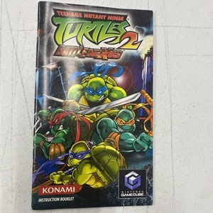 (Manual Only) Teenage Mutant Ninja Turtles 2 Battle Nexus - Nintendo Gamecube - Picture 1 of 2