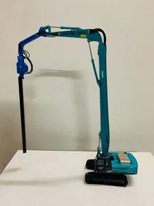 1:50 DieCast Kobelco SK330 Pile Driver Excavator Construction Long Arm Crane - Picture 1 of 8