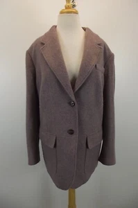 NEW Ralph Lauren Womens Plus Size 20W Purple Tweed Jacket Blazer Horse Buttons - Picture 1 of 10