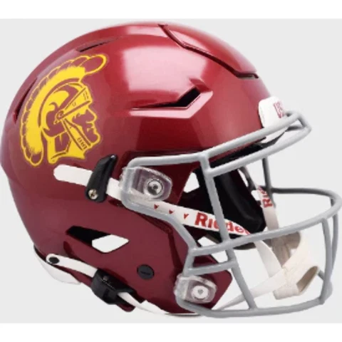 USC Trojans Full Size Authentic SpeedFlex Football Helmet - NCAA Cover