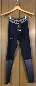 Under Armour Purestrike Grippy Tights NAVY (1276975-410) Size: Small MRSP $59.99 - Imagen 1 de 4