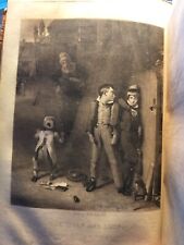 Antique Book: Eclectic 1843: 4 full pg MEZZOTINTS by Sartain. Arctic Expedition