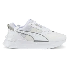 PUMA Mirage Sport Tech Reflective Lace Up Mens White Sneakers Casual Shoes 3886 - Picture 1 of 6