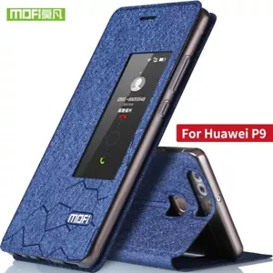Flip Cover Originale S-VIEW HUAWEi Ascend P9 MOFI Custodia A Libro IN PELLE SLIM - Imagen 1 de 14