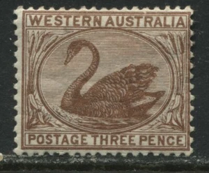 Western Australia 1872 3d red brown mint o.g. - Picture 1 of 1