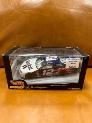 1997 NASCAR Diecast Hot Wheels Pro Racing #12 JEREMY MAYFIELD Mobil 1 Car 1:24 - Image 1 of 2