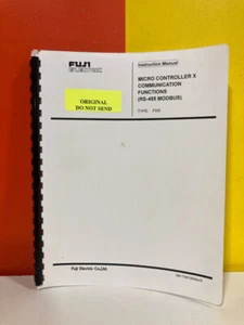 Fuji INP-TN512642a-E Micro Controller X RS-485 Modbus Communication Manual - Picture 1 of 2