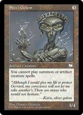 Steel Golem NM MTG Weatherlight WE Magic Gathering 2B3