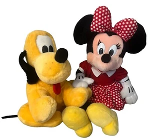 "Felpa grande Disney World vintage Jumbo Pluto Dog 16 Minnie Mouse 26"" Disneyland" - Imagen 1 de 10