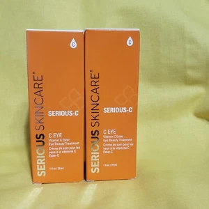 X2 SERIOUS SKIN CARE SERIOUS C- EYE TREATMENT Large Size- 1oz -Factory Sealed - Picture 1 of 1