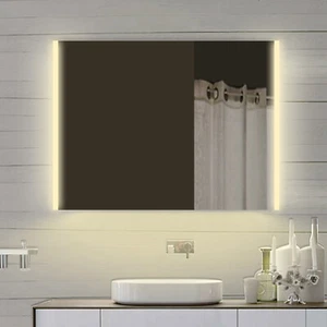 LED Badezimmerspiegel Badspiegel Wand Hänge Licht spiegel mit schalter 80 x 72 - Bild 1 von 3