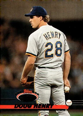1993 Stadium Club #521 Doug Henry - Image 1 of 2