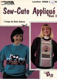 Libro 2 apliques cosidos por Marina Anderson estrellas y rayas folleto 1228 nuevo de stock - Imagen 1 de 4