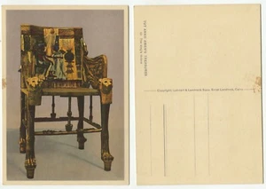02344 - Tut-ench-Amun - vergoldeter Thronstuhl - alte Ansichtskarte - Bild 1 von 1