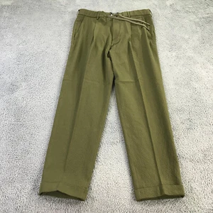 Todd Snyder Pants Mens Medium Seersucker Madison Drawstring Trouser Textured a2 - Picture 1 of 10