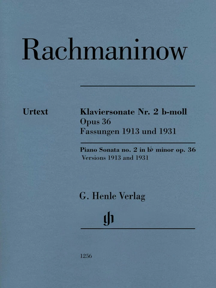 Rachmaninoff Piano Sonata No. 2 in B-flat minor Op. 36 Sheet Music 051481256 - Image 1 of 1