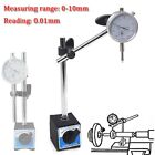 Dial Indicator DTI Clock Metric Test Gauge 0-10mm 0.01mm w/ Magnetic Base Stand