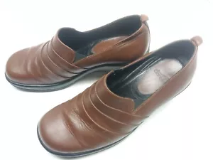 Zoccoli in pelle marrone Dansko scarpa da lavoro infermiera infermiera donna 37 US 6,5 - 7 - Foto 1 di 11
