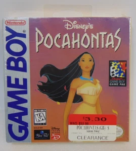 Nintendo Gameboy Pocahontas Game Boy NUEVO Sellado de Fábrica De Colección 1996 Disney Nuevo de Lote Antiguo - Imagen 1 de 11