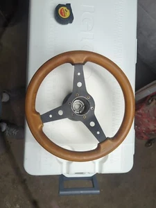 Steering Wheel fits For Alfa Romeo Spider Wood LUISI 330mm Includes Hub - Picture 1 of 13
