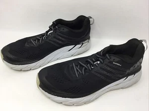 Hoka One One Clifton 6 Womens Size 8.5 Running Walking Training Shoes Black S - Picture 1 of 10
