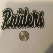Oakland Raiders  Las Vegas Raiders Vintage Iron on Embroidered    Patch 4” X 2”