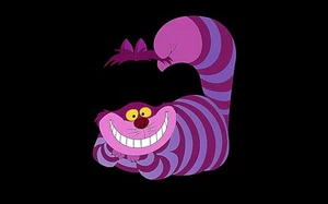 LARGE ALICE IN WONDERLAND CHESHIRE CAT CARTOON WALL ART PRINT PREMIUM POSTER - Picture 1 of 5