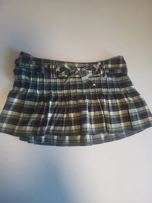 Micro Mini Cuadros Y2K Abercrombie And Fitch Talla 10 RARO Foto 1 de 2