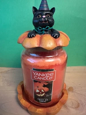 Fits Yankee Candle Kathy Hatch Halloween Jar Candle Holder Topper Set - Imagem 1 de 2