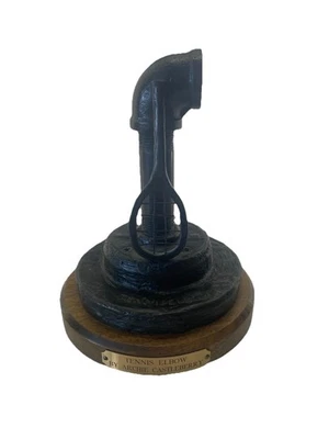 Archie Castleberry Bronze Sculpture “Tennis Elbow” Circa 1994 ~ Signed - Image 1 of 4