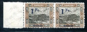SAAR 1921 80I ** MNH POINT after FR almost completely missing NEY VPP (K7601 - Picture 1 of 1