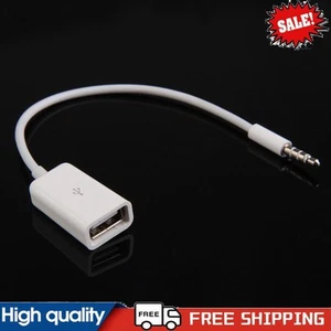 Câble convertisseur AUX Audio Jack vers USB 2.0 femelle 3,5 mm - Photo 1/8