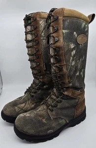Red Head Brand Mens Waterproof Snake Boots Lace Up Size 9.5 Wide Camo Brown - Picture 1 of 12