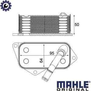 OIL COOLER ENGINE OIL CLC 12 001S FOR BMW X5/E70/F15/F85 3/E91/6/F25/F01/F02/4 - Picture 1 of 8
