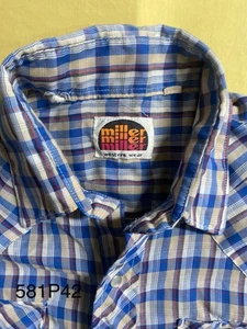 Vtg Miller Western Wear Men's SZ42Pearl Snap Shirt excellent - Picture 1 of 5
