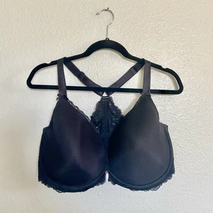 Adore Me 38G Black Underwire Front Closure T-Back Bra - Picture 1 of 6
