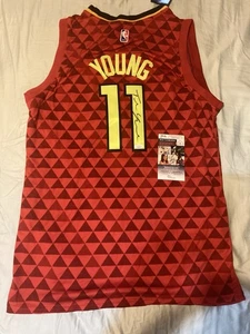 Trae Young Signed Autographed Atlanta Hawks Jersey JSA COA Certified - Picture 1 of 3