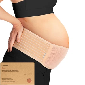 KeaBabies Maternity Belly Bands for Pregnant Women - Soft & Breathable Ivory M/L - Picture 1 of 1